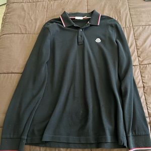 Moncler Long Sleeve Polo